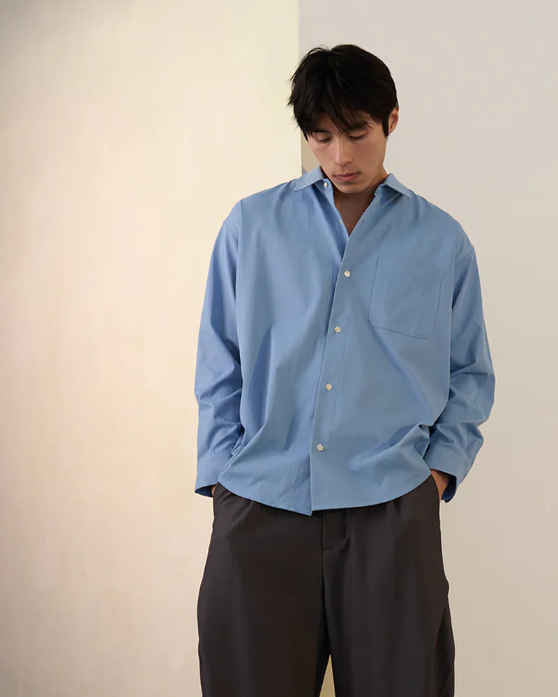 P.B.P - LOOSE FIT DAILY SHIRT - BLUE