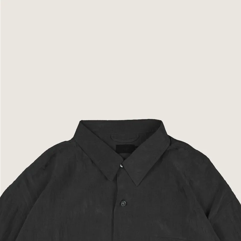 P.B.P - LOOSE FIT DAILY SHIRT - BLACK