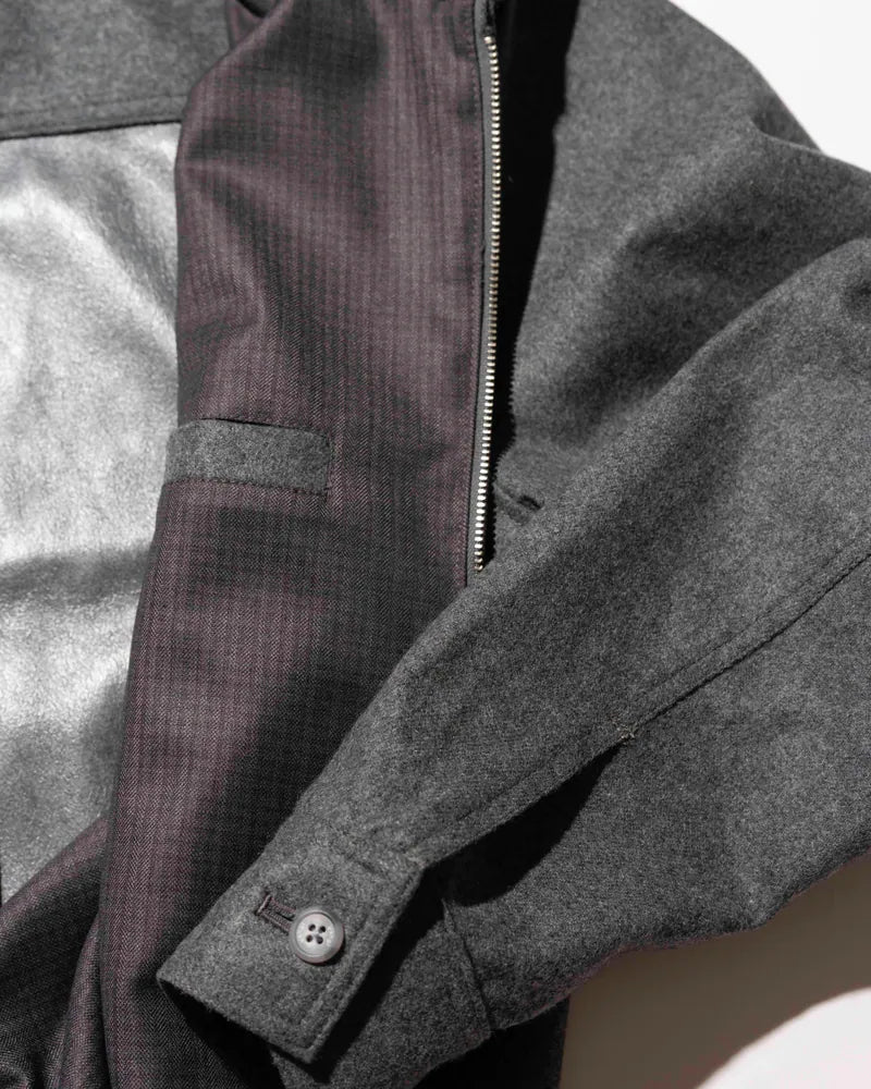 YANGI Wool-mixed Zipped Jacket