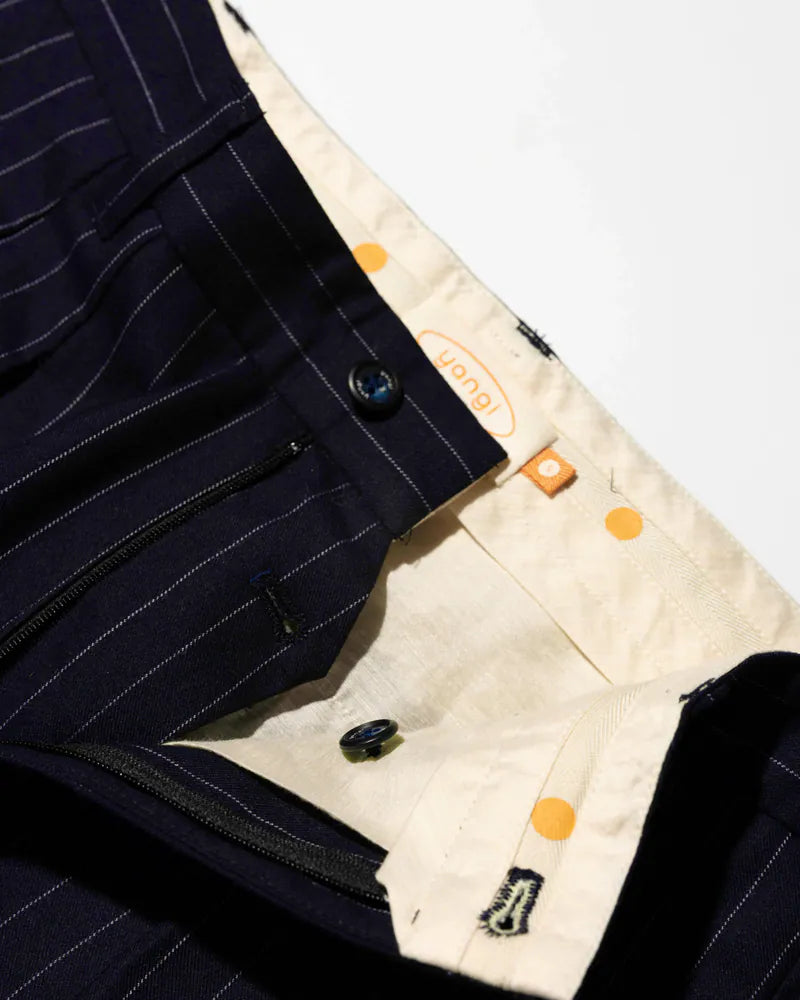 YANGI Wool-mixed Wide-legs Trousers