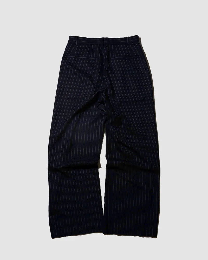 YANGI Wool-mixed Wide-legs Trousers