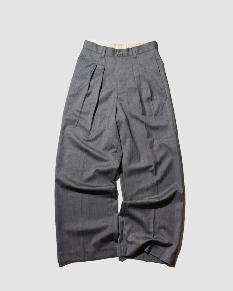 YANGI Wool-mixed Wide-legs Trousers