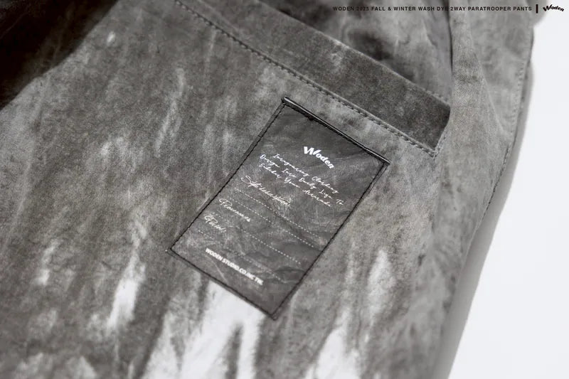 WODEN 2025 017 Wash Dye 2Way Paratrooper Pants