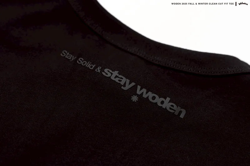 WODEN 2025 Fall & Winter 018 Clean Cut Fit Tee