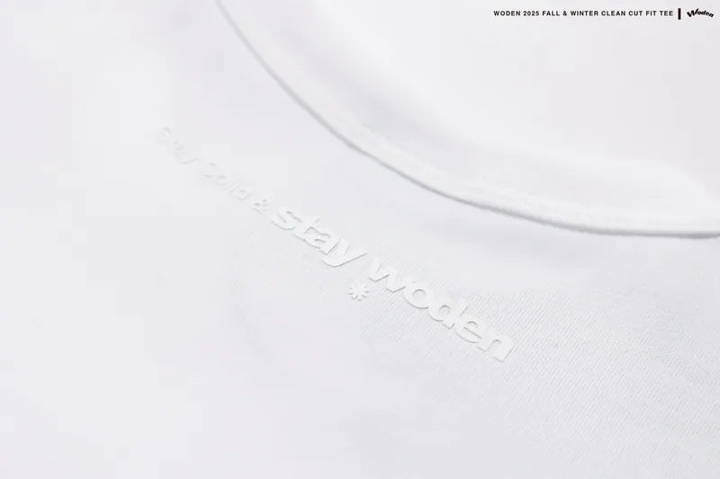 WODEN 2025 Fall & Winter 018 Clean Cut Fit Tee