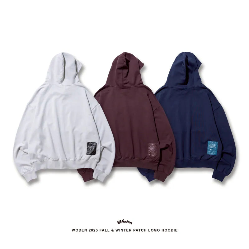 WODEN 2025 Fall & Winter 021 Patch LOGO Hoodie