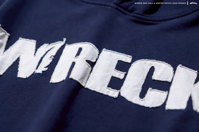 WODEN 2025 Fall & Winter 021 Patch LOGO Hoodie