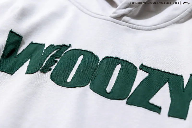 WODEN 2025 Fall & Winter 021 Patch LOGO Hoodie