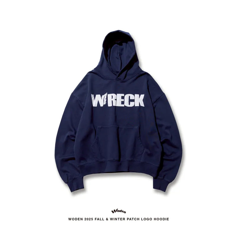 WODEN 2025 Fall & Winter 021 Patch LOGO Hoodie