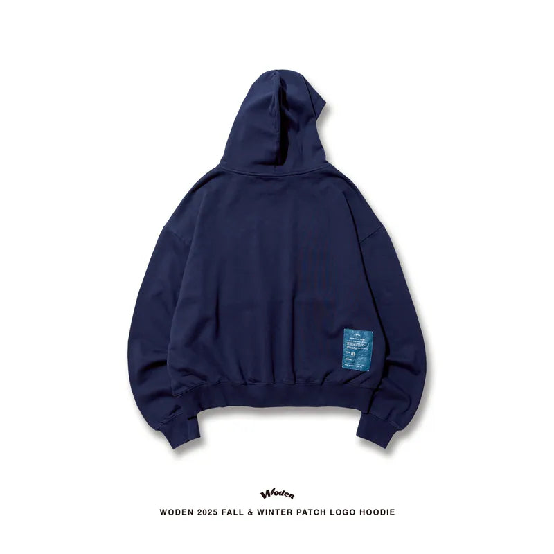 WODEN 2025 Fall & Winter 021 Patch LOGO Hoodie