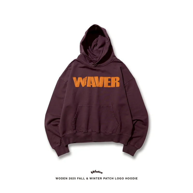 WODEN 2025 Fall & Winter 021 Patch LOGO Hoodie