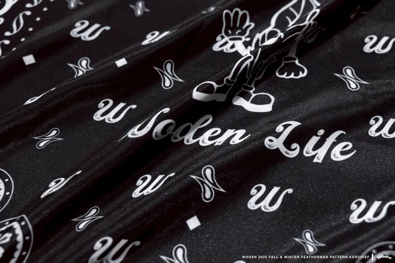 WODEN 2025 Fall & Winter 020 Featherman Pattern Kerchief