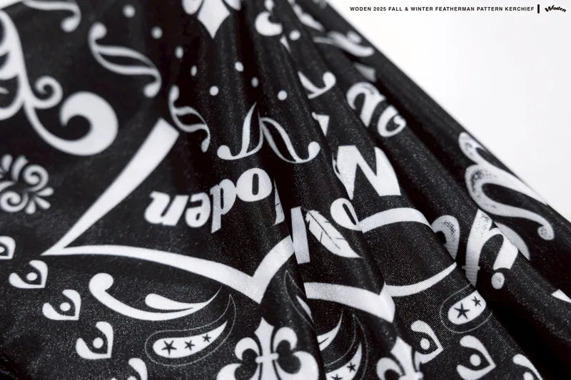 WODEN 2025 Fall & Winter 020 Featherman Pattern Kerchief