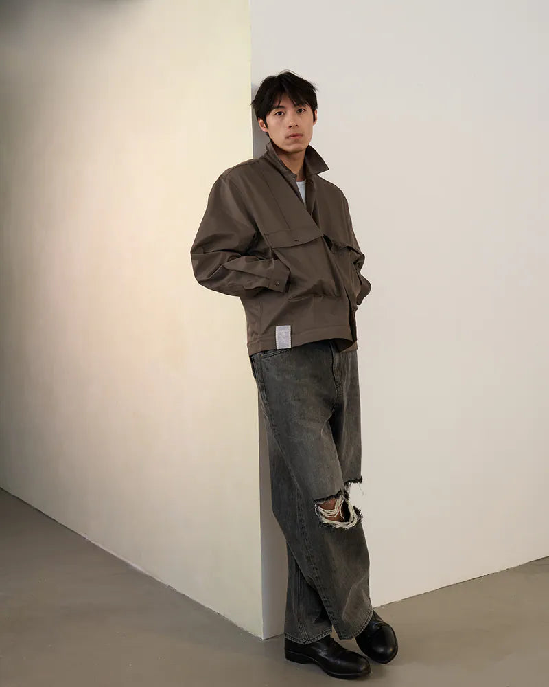 P.B.P - VINTAGE DISTRESSED JEANS - BLACK