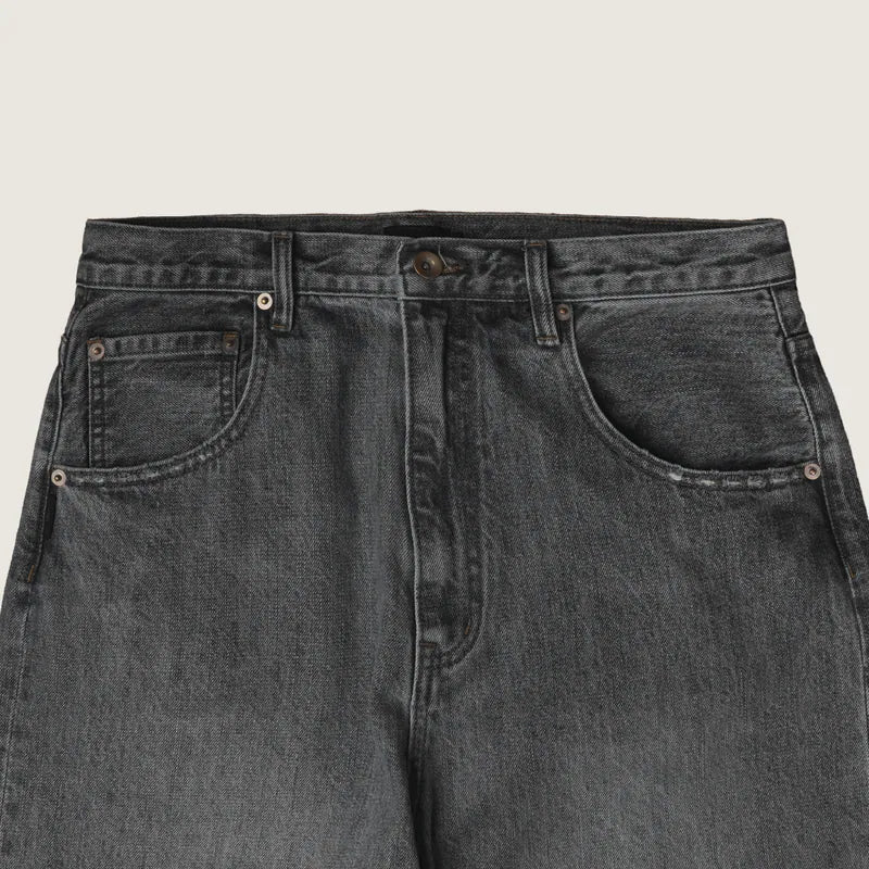 P.B.P - VINTAGE DISTRESSED JEANS - BLACK