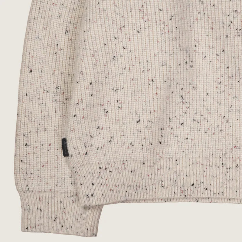 P.B.P - SPECKLED KNIT SWEATER - OFF WHITE