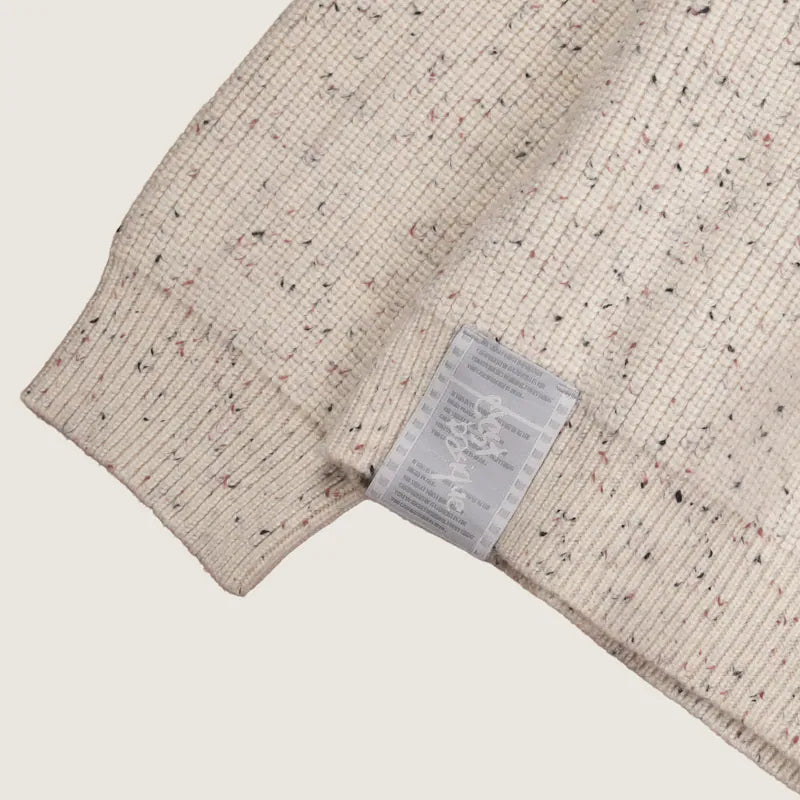 P.B.P - SPECKLED KNIT SWEATER - OFF WHITE