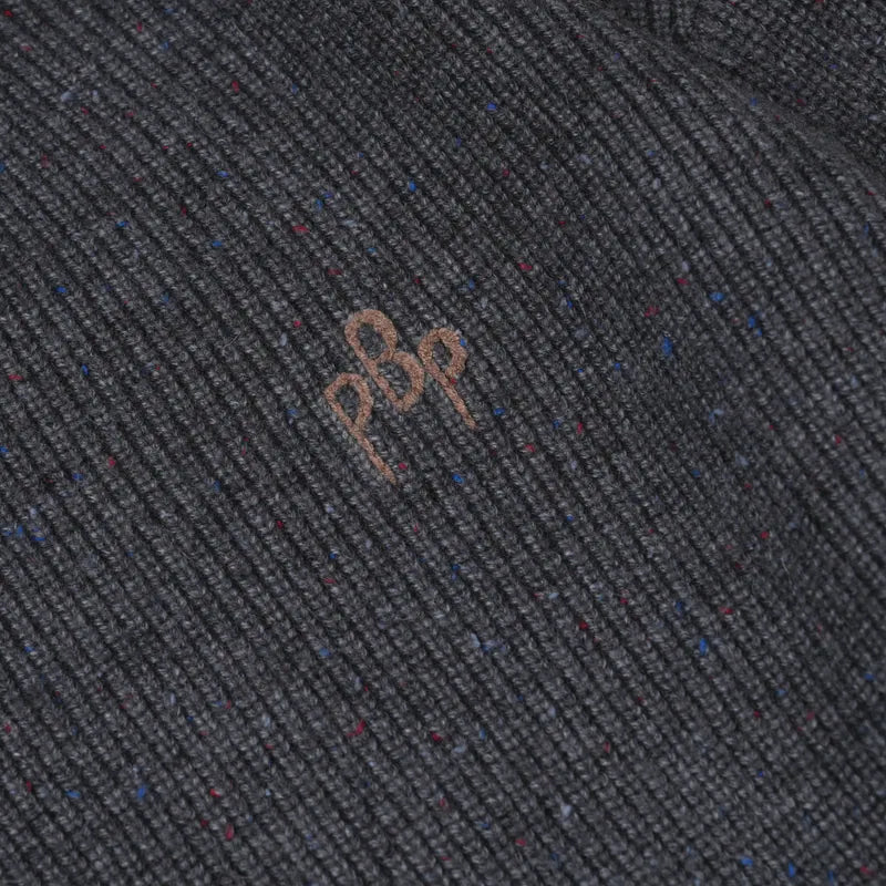 P.B.P - SPECKLED KNIT SWEATER - DARK GRAY