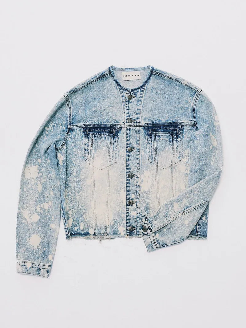 ANOWHEREMAN Paint Denim Jacket
