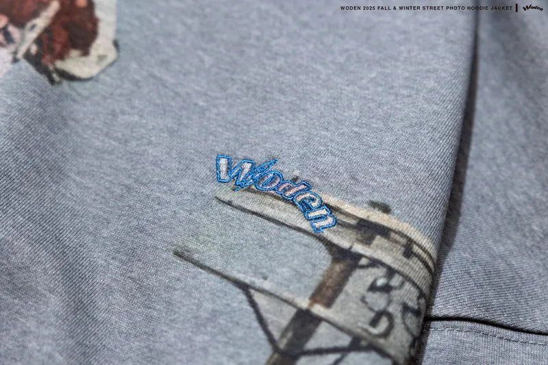 WODEN 2025 Fall & Winter 022 Street Photo Hoodie Jacket