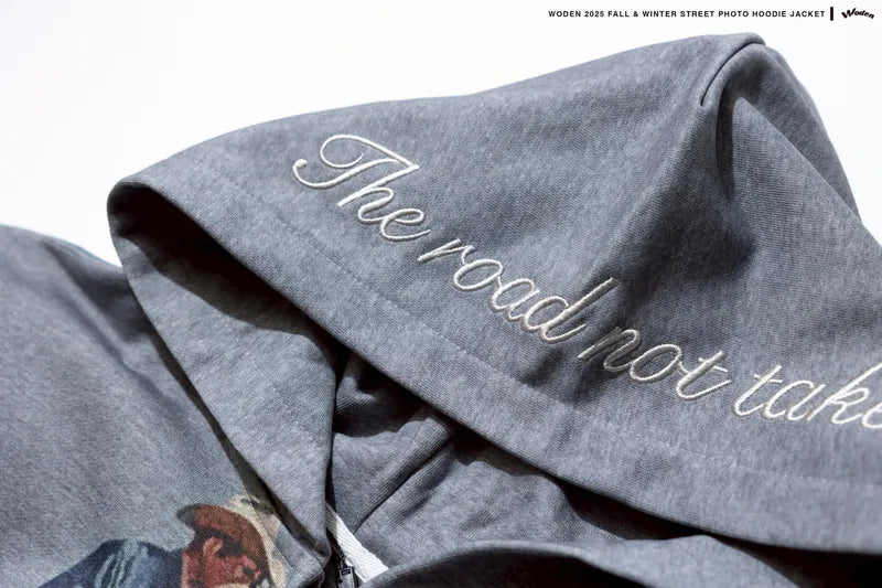 WODEN 2025 Fall & Winter 022 Street Photo Hoodie Jacket