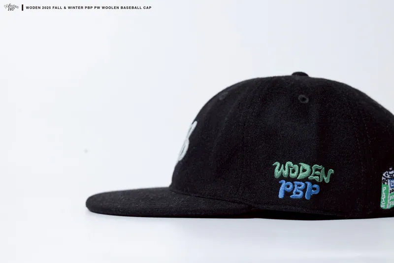 WODEN® X P.B.P® 027 PW Woolen Baseball Cap