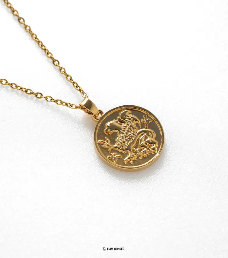 Liam Conner 獅鷲之翼項鍊