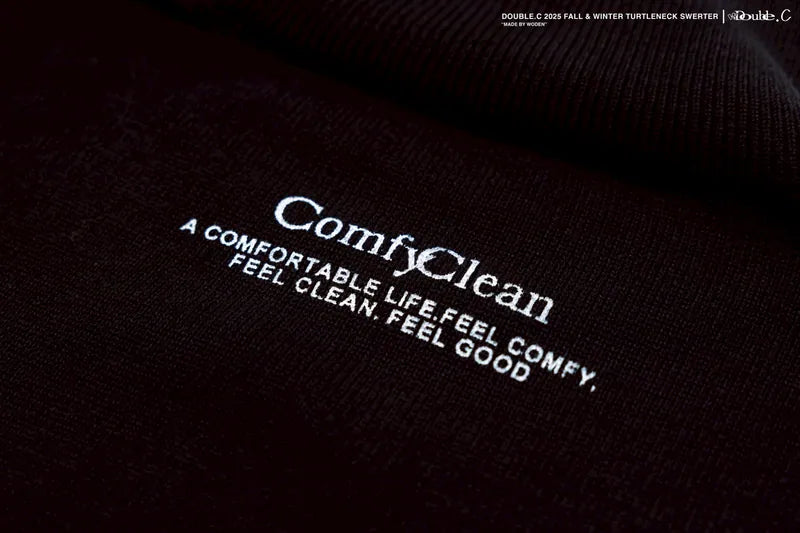 Double.C 2025 Fall & Winter Turtleneck Sweater