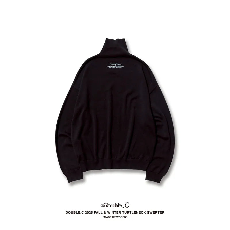 Double.C 2025 Fall & Winter Turtleneck Sweater