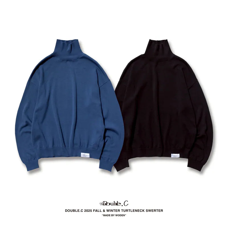 Double.C 2025 Fall & Winter Turtleneck Sweater