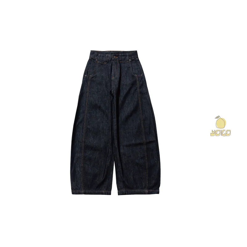 YOKO 25FW 素面彎刀褲