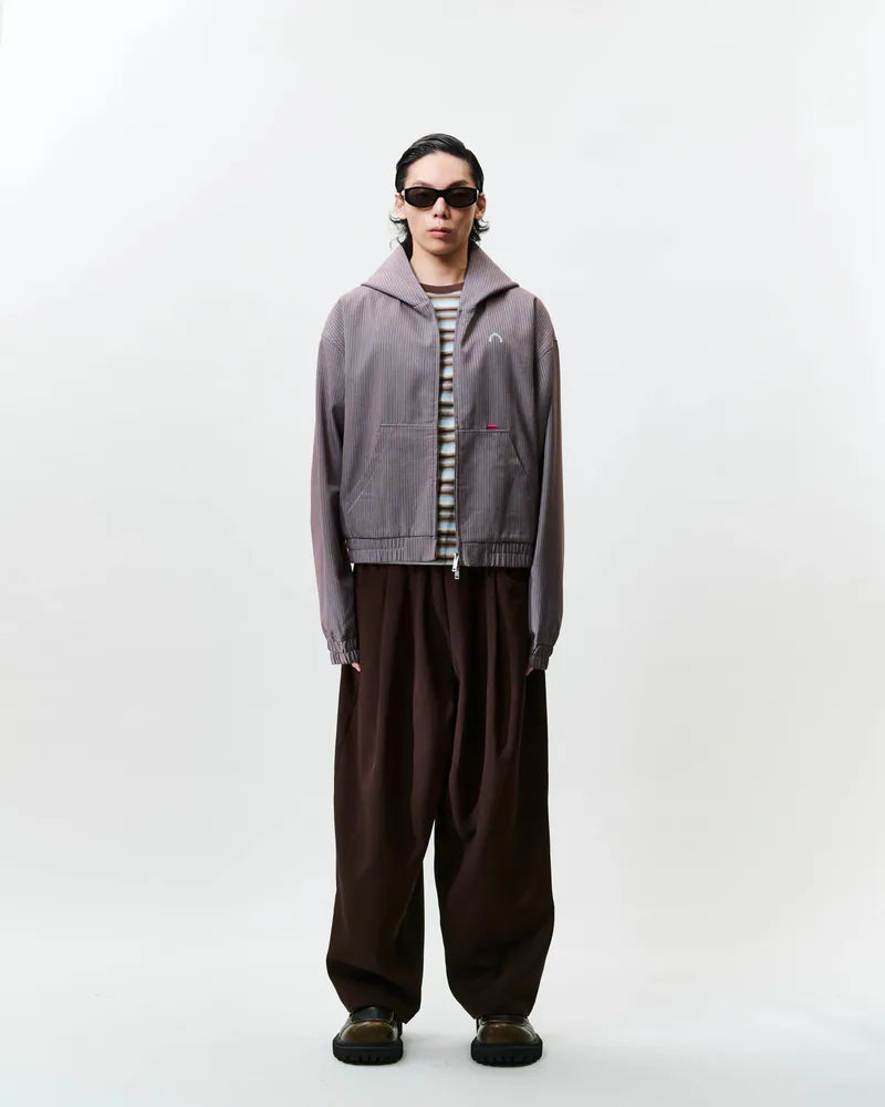 WTNC Houndstooth Check Zip Hoodie