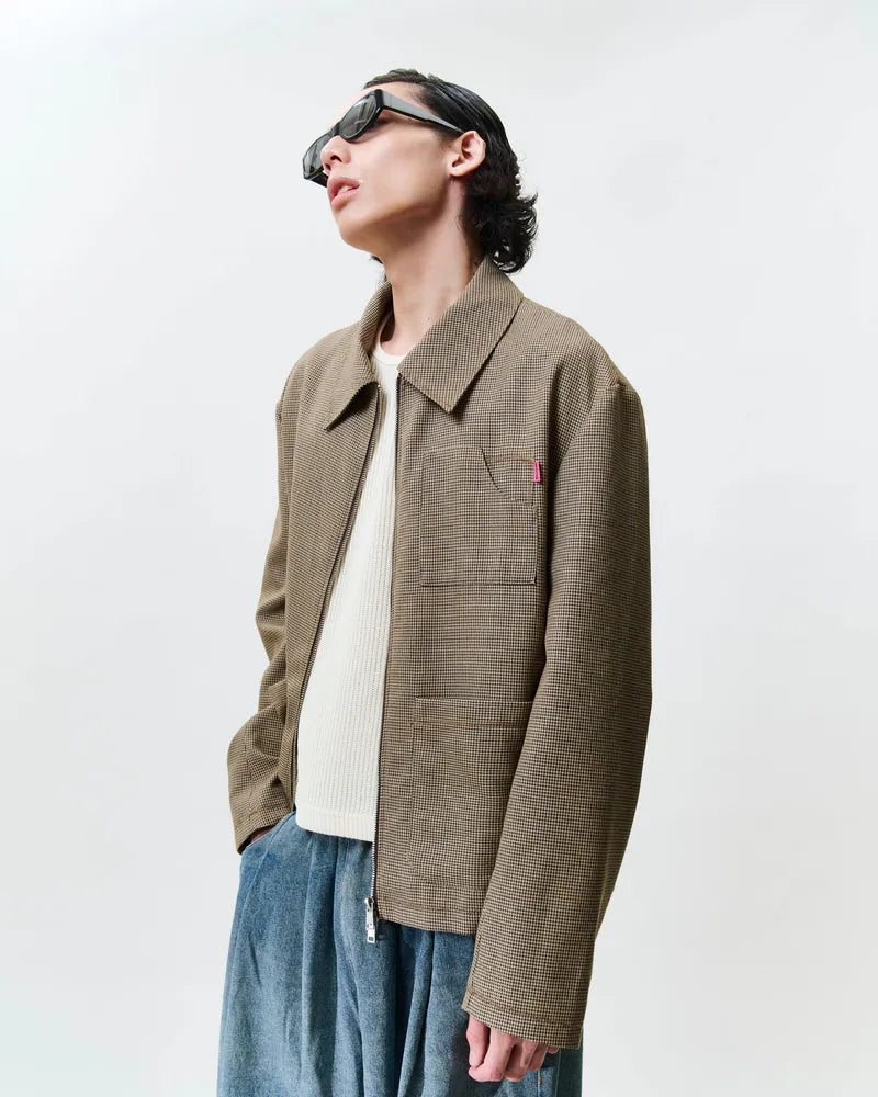 WTNC Houndstooth Check Jacket