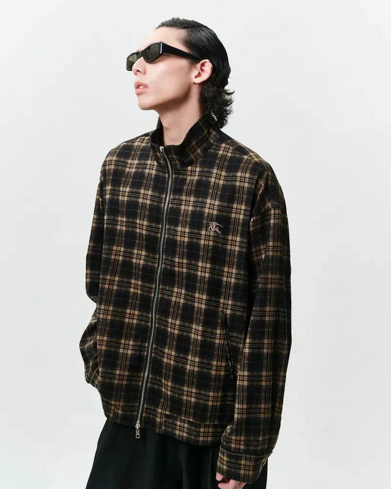WTNC Plaid Track Jacket