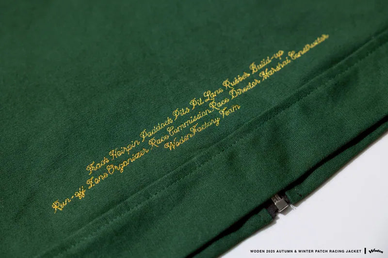 WODEN 2025 Autumn & Winter 010 Patch Racing Jacket
