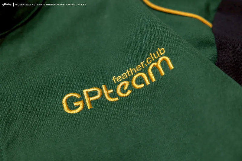 WODEN 2025 Autumn & Winter 010 Patch Racing Jacket