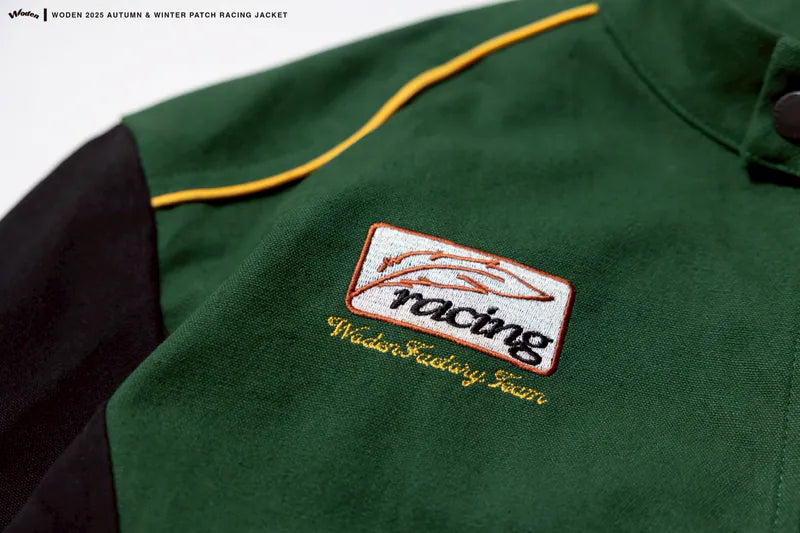 WODEN 2025 Autumn & Winter 010 Patch Racing Jacket