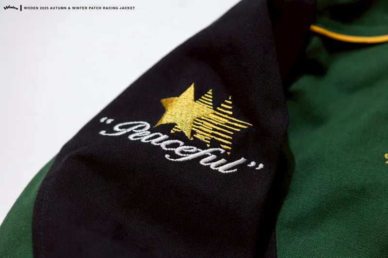 WODEN 2025 Autumn & Winter 010 Patch Racing Jacket