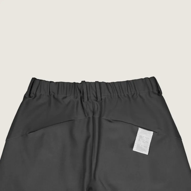 P.B.P - CURVED CUT TROUSERS - GRAY