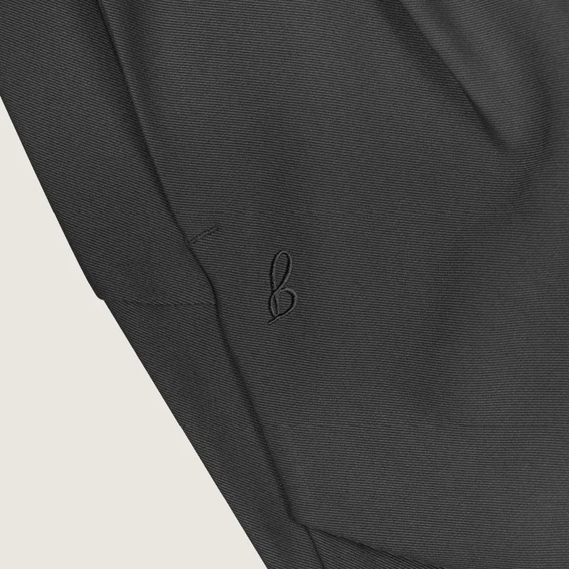 P.B.P - CURVED CUT TROUSERS - GRAY