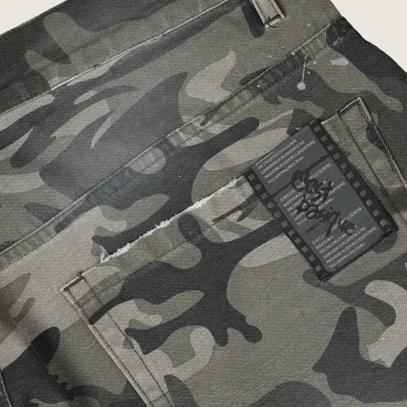 P.B.P - ALL-OVER PRINT PANTS - CAMO