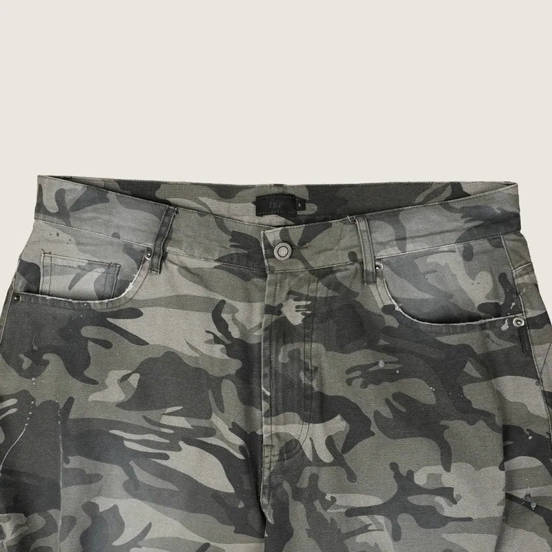 P.B.P - ALL-OVER PRINT PANTS - CAMO