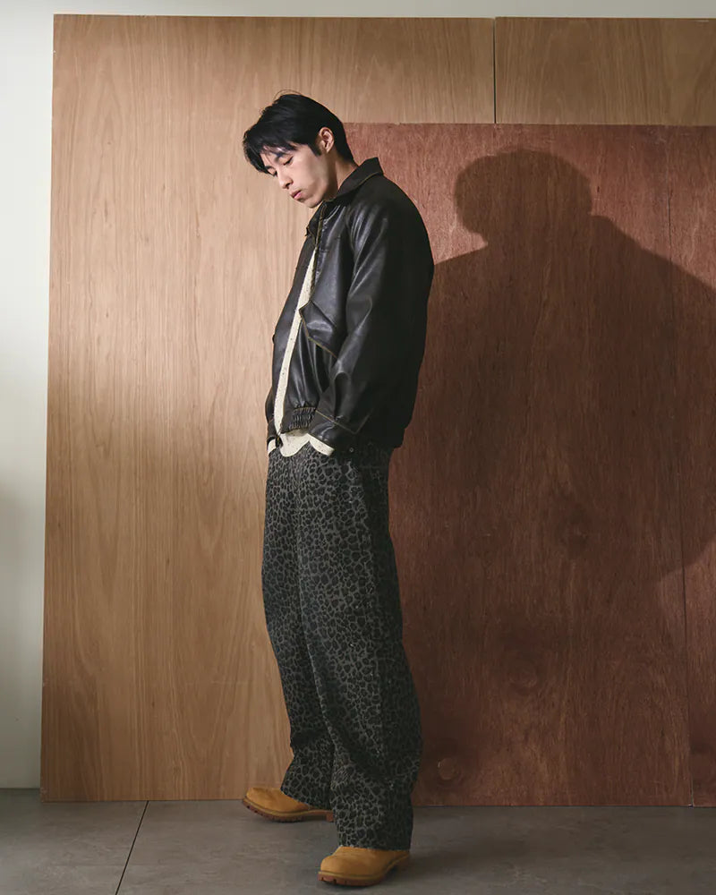 P.B.P - ALL-OVER PRINT PANTS - LEOPARD