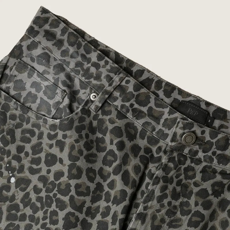 P.B.P - ALL-OVER PRINT PANTS - LEOPARD