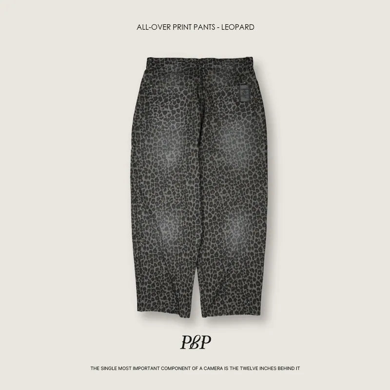 P.B.P - ALL-OVER PRINT PANTS - LEOPARD