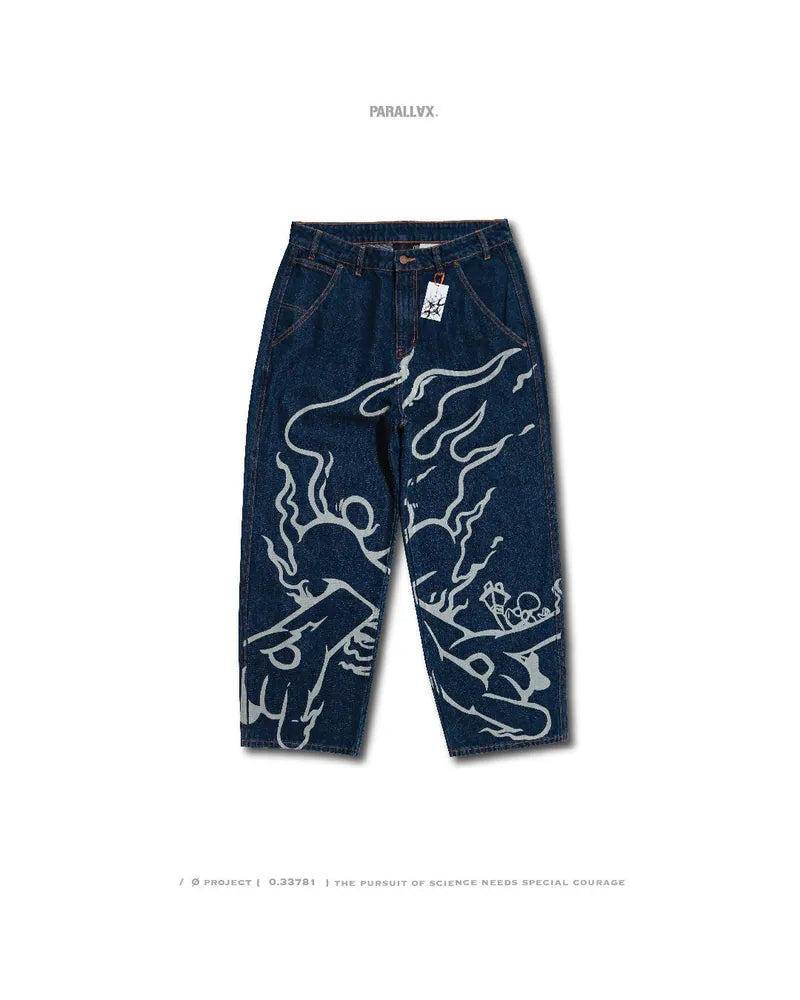 PARALLAX 25FW 008 Balabase Denim Pants