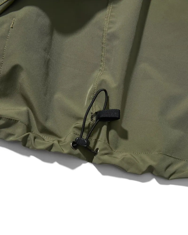 AES Classic Logo Water-Repellent Nylon Half Zip Hoodie