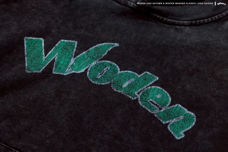 WD 25AW 014 Washed Classic LOGO Hoodie