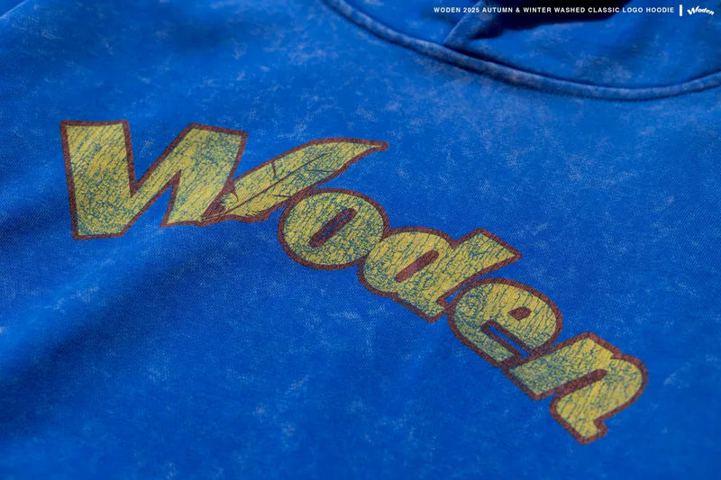 WD 25AW 014 Washed Classic LOGO Hoodie