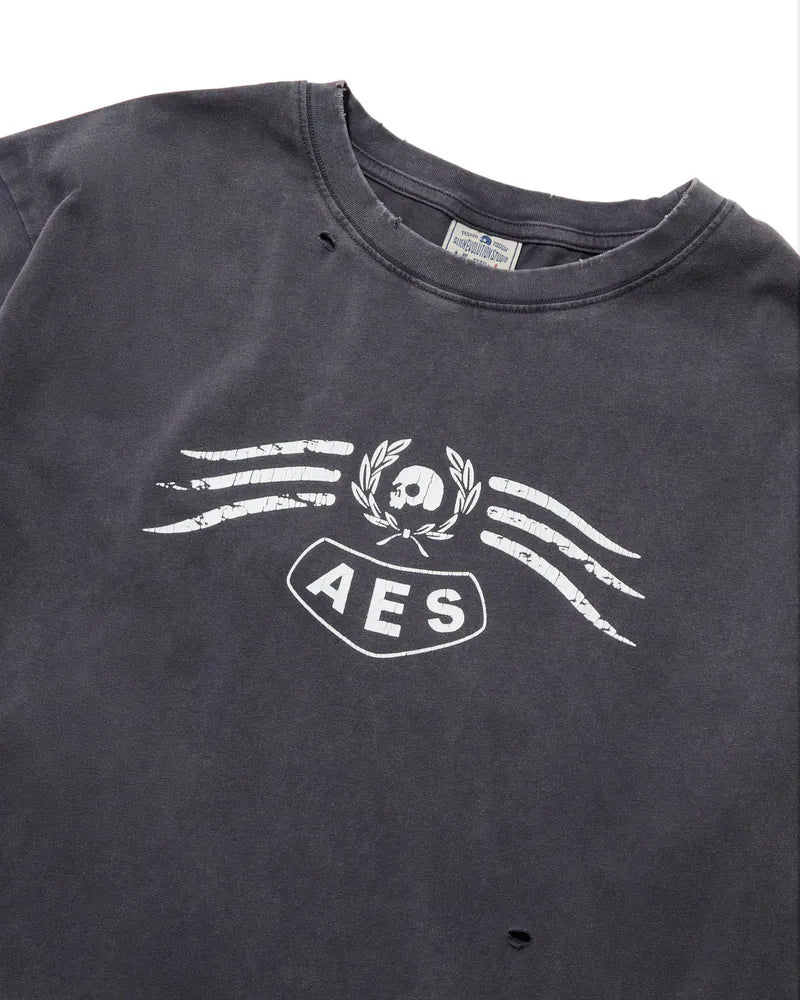 AES Skull Eagle Totem Vintage Washed Oversize Tee